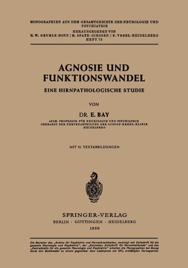 bokomslag Agnosie und Funktionswandel