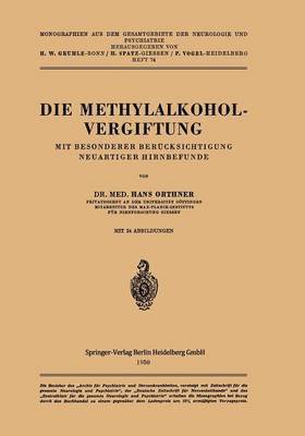 bokomslag Die Methylalkoholvergiftung