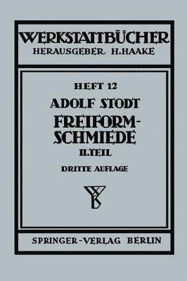 bokomslag Freiformschmiede