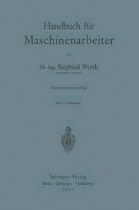 bokomslag Handbuch fr Maschinenarbeiter