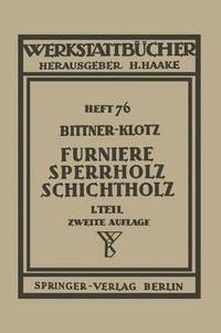 bokomslag Furniere - Sperrholz Schichtholz