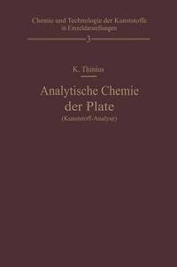 bokomslag Analytische Chemie der Plaste (Kunststoff-Analyse)