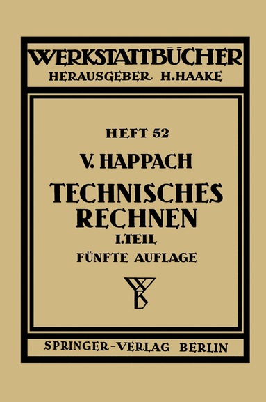 bokomslag Technisches Rechnen