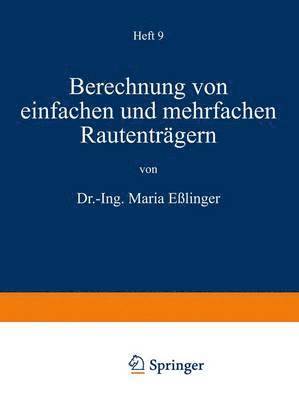 bokomslag Berechnung von einfachen und mehrfachen Rautentrgern