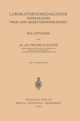 Laboratoriumsdiagnose Menschlicher Virus- und Rickettsieninfektionen 1