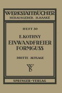 bokomslag Einwandfreier Formguß