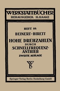 bokomslag Hohe Drehzahlen durch Schnellfrequenz-Antrieb