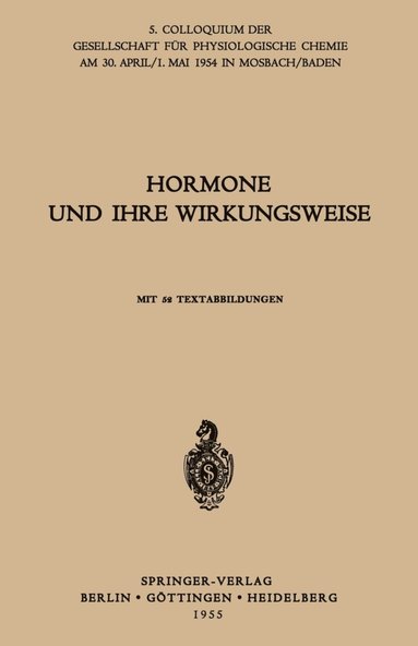 bokomslag Hormone und ihre Wirkungsweise