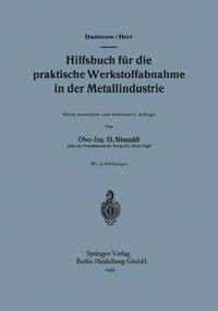 bokomslag Hilfsbuch fr die praktische Werkstoffabnahme in der Metallindustrie