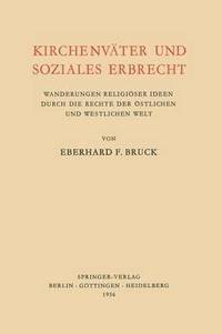 bokomslag Kirchenväter und Soziales Erbrecht