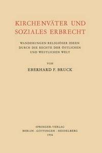 bokomslag Kirchenvater und Soziales Erbrecht