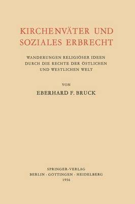 bokomslag Kirchenvter und Soziales Erbrecht