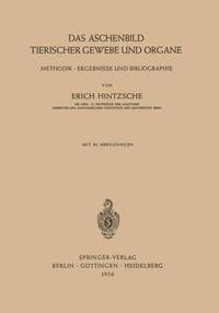 bokomslag Das Aschenbild Tierischer Gewebe und Organe