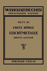 bokomslag Leichtmetalle