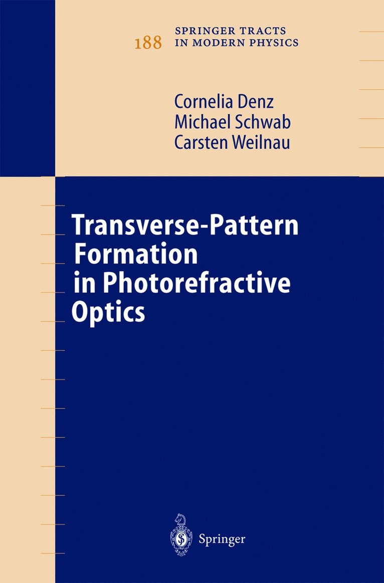 Cornelia Denz, Michael Schwab, Carsten Weilnau, Cornelia Denz, Michael Schwab - Transverse-Pattern Formation in Photorefractive Optics, Inbunden
