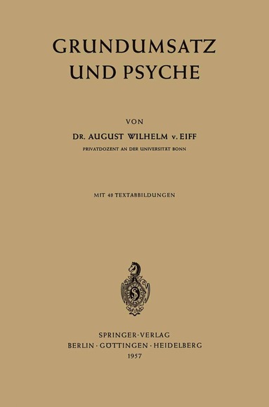 bokomslag Grundumsatz und Psyche