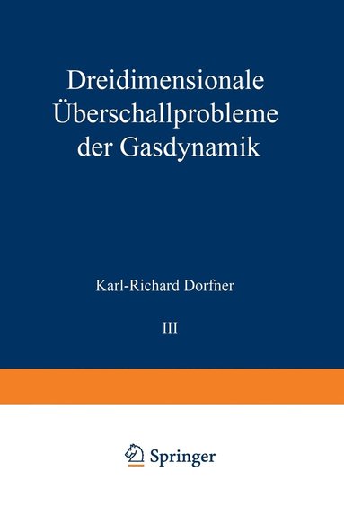 bokomslag Dreidimensionale berschallprobleme der Gasdynamik