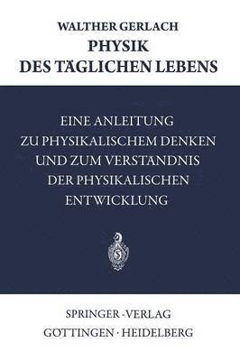 bokomslag Physik des Tglichen Lebens