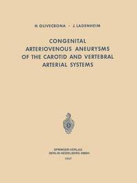 bokomslag Congenital Arteriovenous Aneurysms of the Carotid and Vertebral Arterial Systems