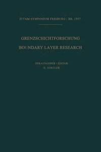 bokomslag Grenzschichtforschung / Boundary Layer Research