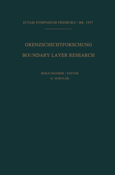 Heinrich Görtler - Grenzschichtforschung / Boundary Layer Research, Häftad
