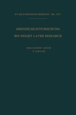 bokomslag Grenzschichtforschung / Boundary Layer Research