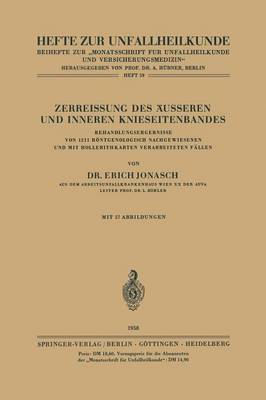 bokomslag Zerreissung des usseren und Inneren Knieseitenbandes