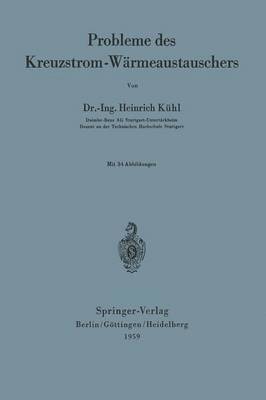 bokomslag Probleme des Kreuzstrom-Wrmeaustauschers