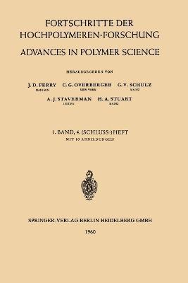 bokomslag Fortschritte der Hochpolymeren-Forschung / Advances in Polymer Science