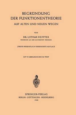 Begründung der Funktionentheorie