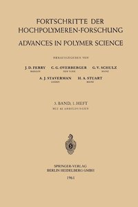 bokomslag Fortschritte der Hochpolymeren-Forschung / Advances in Polymer Science