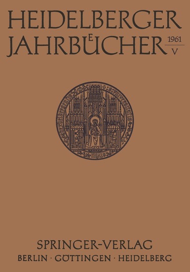 Kenneth A. Loparo, Universitäts-Gesellschaft Heidelberg - Heidelberger Jahrbücher, Häftad