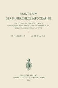 bokomslag Praktikum der Papierchromatographie