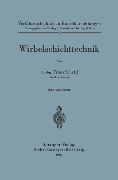 Franz Schytil - Wirbelschichttechnik, Häftad
