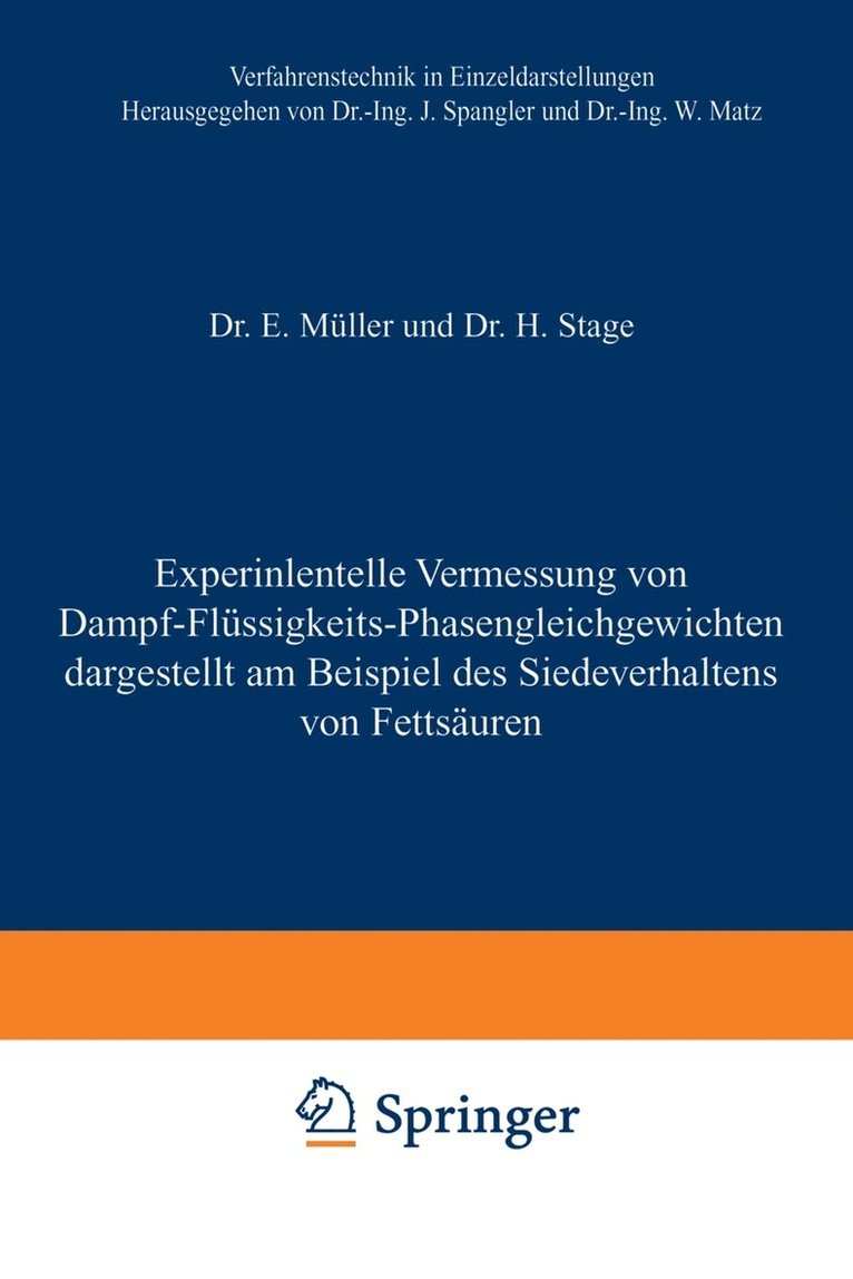 Experimentelle Vermessung von Dampf-Flüssigkeits-Phasengleichgewichten 1