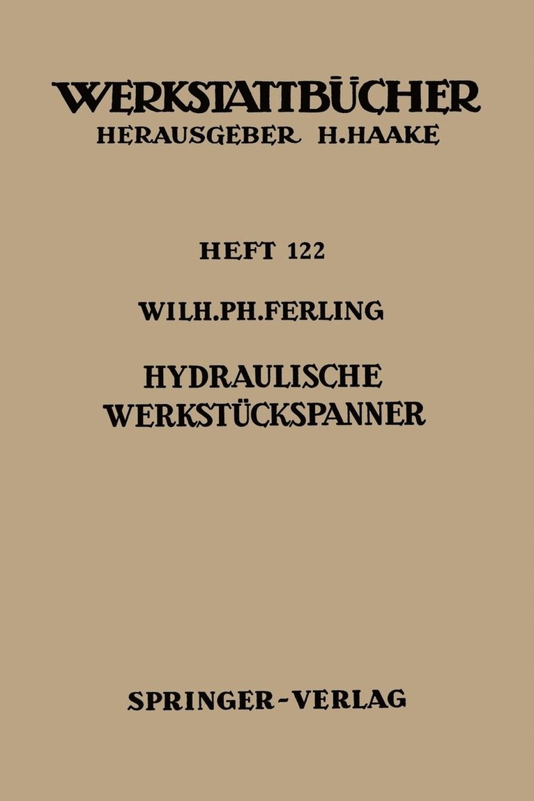 Hydraulische Werkstckspanner 1