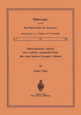 bokomslag Elektromagnetische Induktion eines vertikalen magnetischen Dipols ber einem leitenden homogenen Halbraum