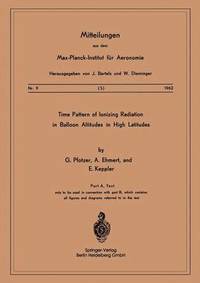 bokomslag Time Pattern of Ionizing Radiation in Balloon Altitudes in High Latitudes