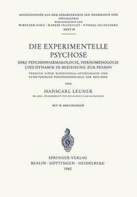 bokomslag Die Experimentelle Psychose