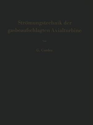 bokomslag Strömungstechnik der gasbeaufschlagten Axialturbine