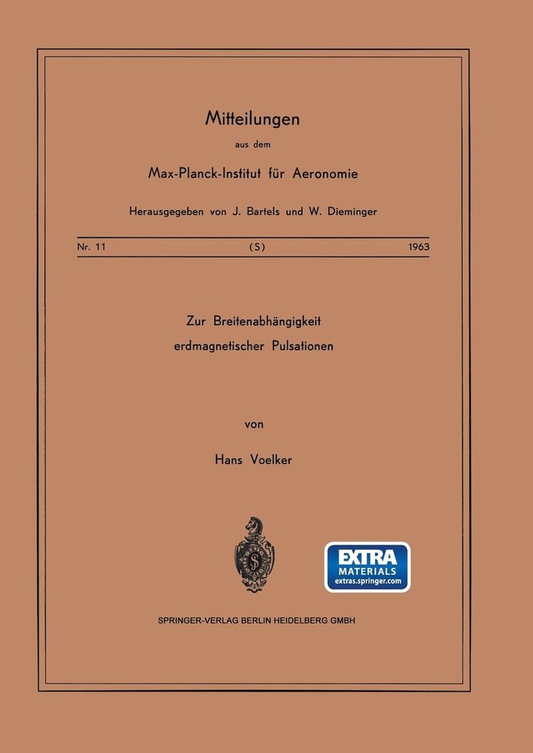 Zur Breitenabhngigkeit erdmagnetischer Pulsationen 1