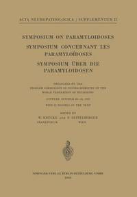 bokomslag Symposium on Paramyloidoses / Symposium Concernant les Paramylodoses / Symposium ber die Paramyloidosen