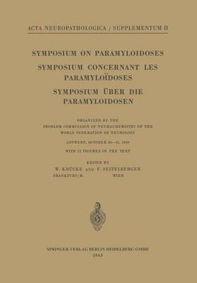 bokomslag Symposium on Paramyloidoses / Symposium Concernant les Paramylodoses / Symposium ber die Paramyloidosen