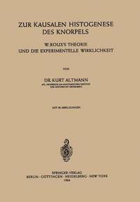 bokomslag Zur Kausalen Histogenese des Knorpels