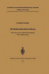 bokomslag Die Bodenrechtsreform in Kenya