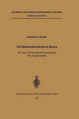 bokomslag Die Bodenrechtsreform in Kenya