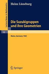 bokomslag Die Suzukigruppen und ihre Geometrien