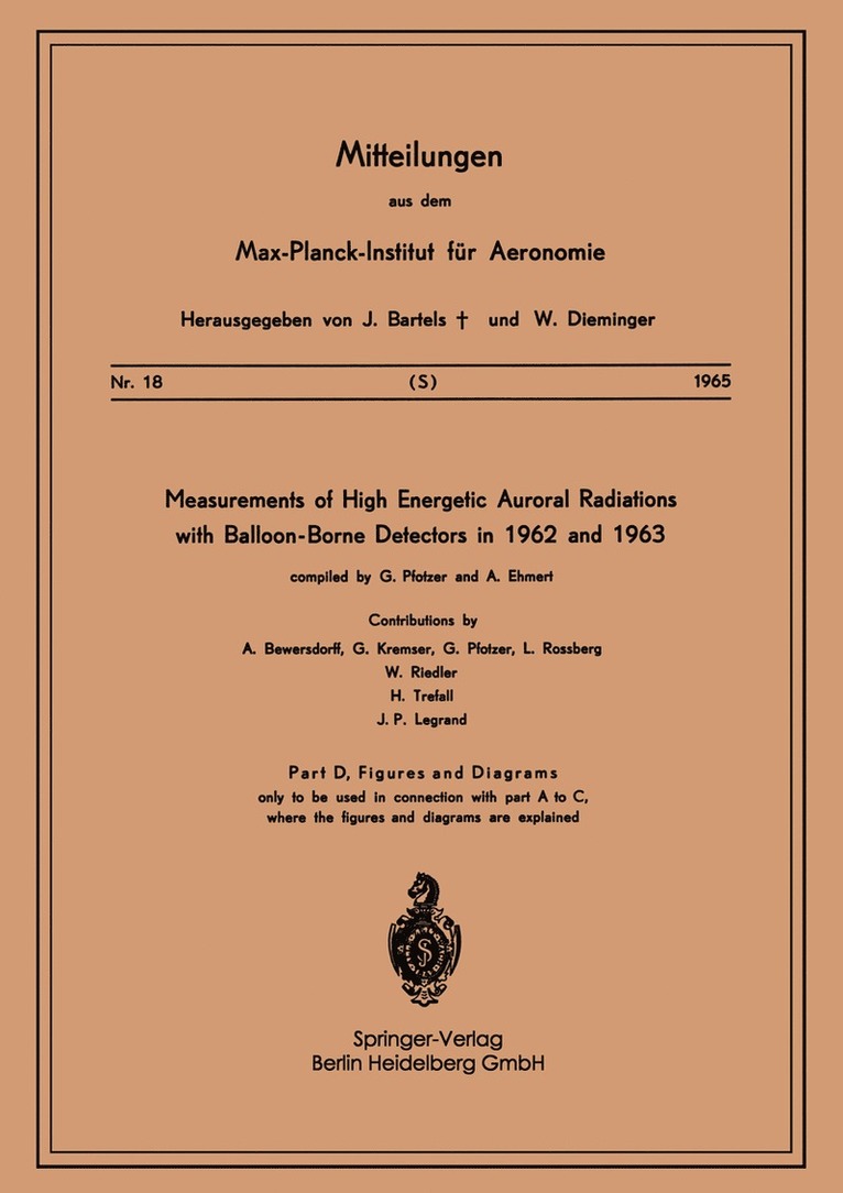 Measurements of High Energetic Auroral Radiations with Balloon-Borne Detectors in 1962 and 1963 1