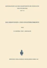 bokomslag Die Hirnvenen- und Sinusthrombosen