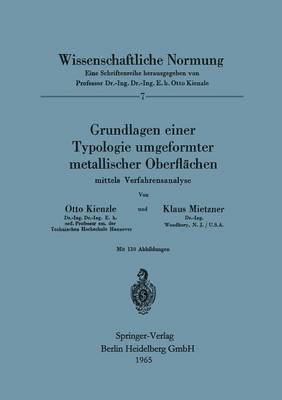 Grundlagen einer Typologie umgeformter metallischer Oberflächen